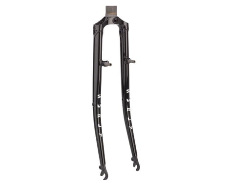 Surly CX Check Fork w/ Mid Eyelets & Threaded Bosses (Black) (Canti) (QR)